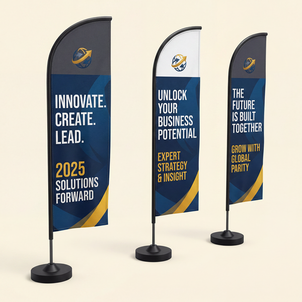 Angled Flags Banners