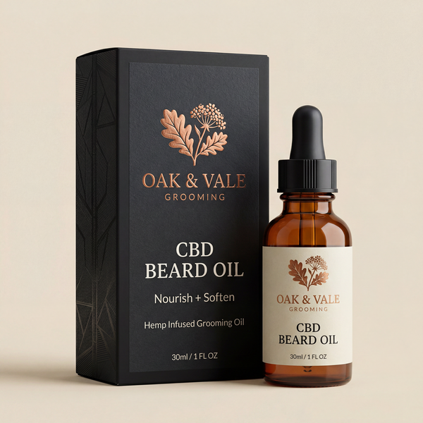 Custom Beard Oil Boxes