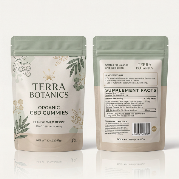 Custom CBD Mylar Bags