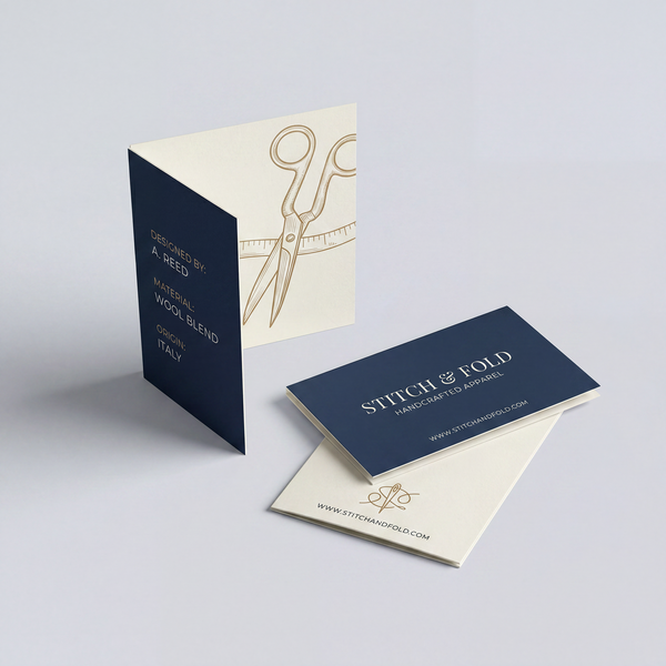 Custom Folded Business Cards