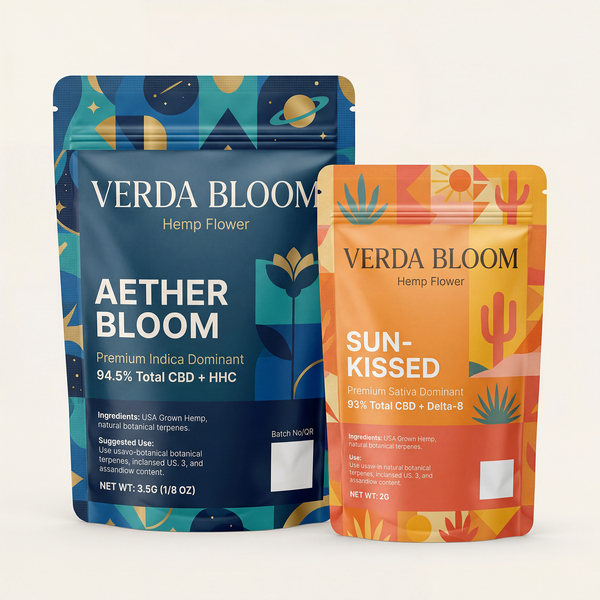 Custom Hemp Flower Mylar Bag