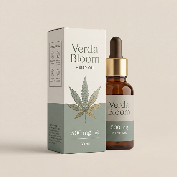 Custom Hemp Oil Box