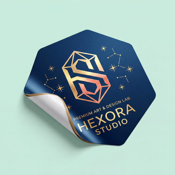 Custom Hexagon Stickers