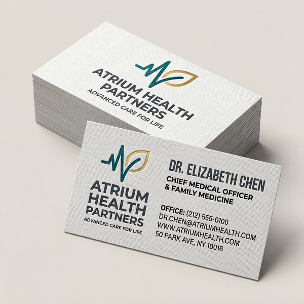 Custom Linen Business Cards