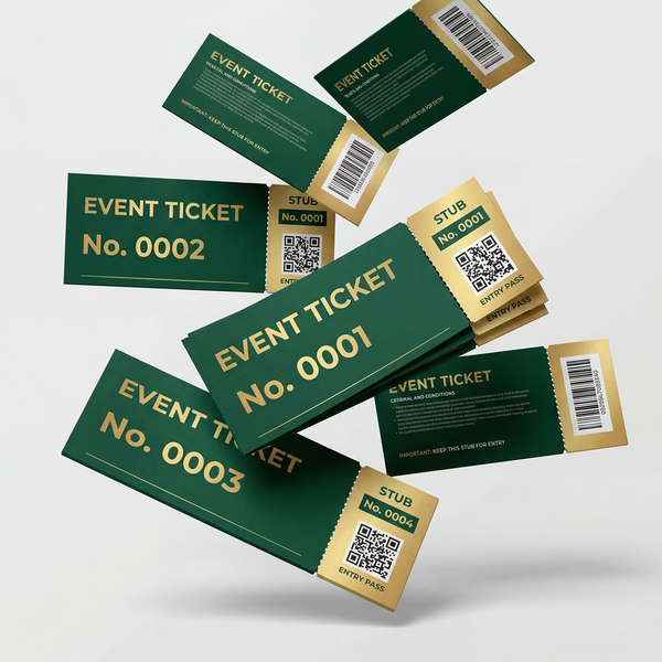 Custom Numbered Tickets