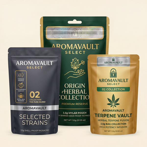 Custom smell proof weed bags
