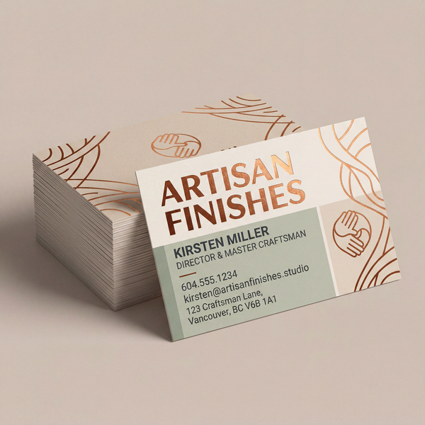 Foil Accent Business Cards