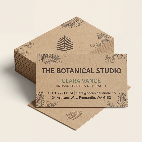 Kraft Business Cards