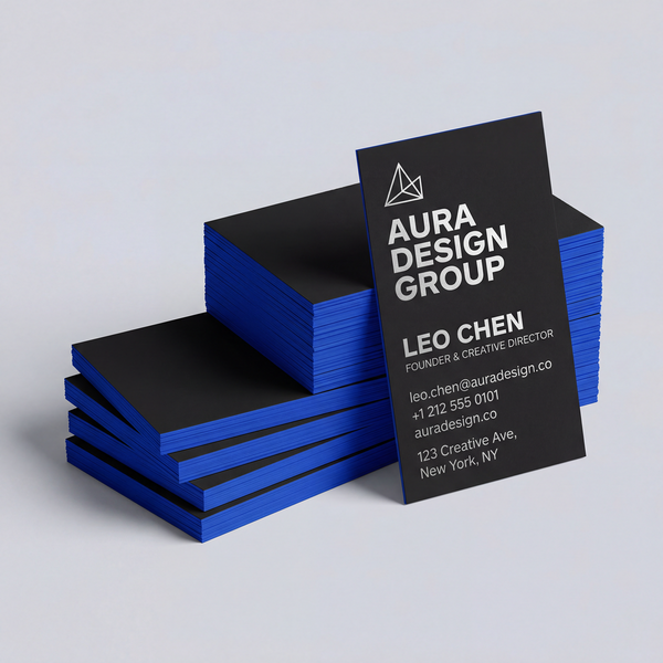 Painted Edge Business Cards